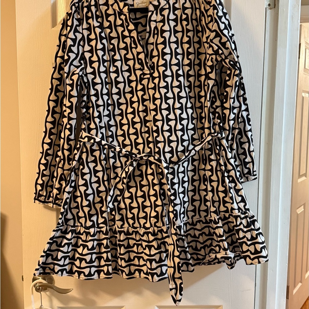 Stylish Black and White Kids Dress